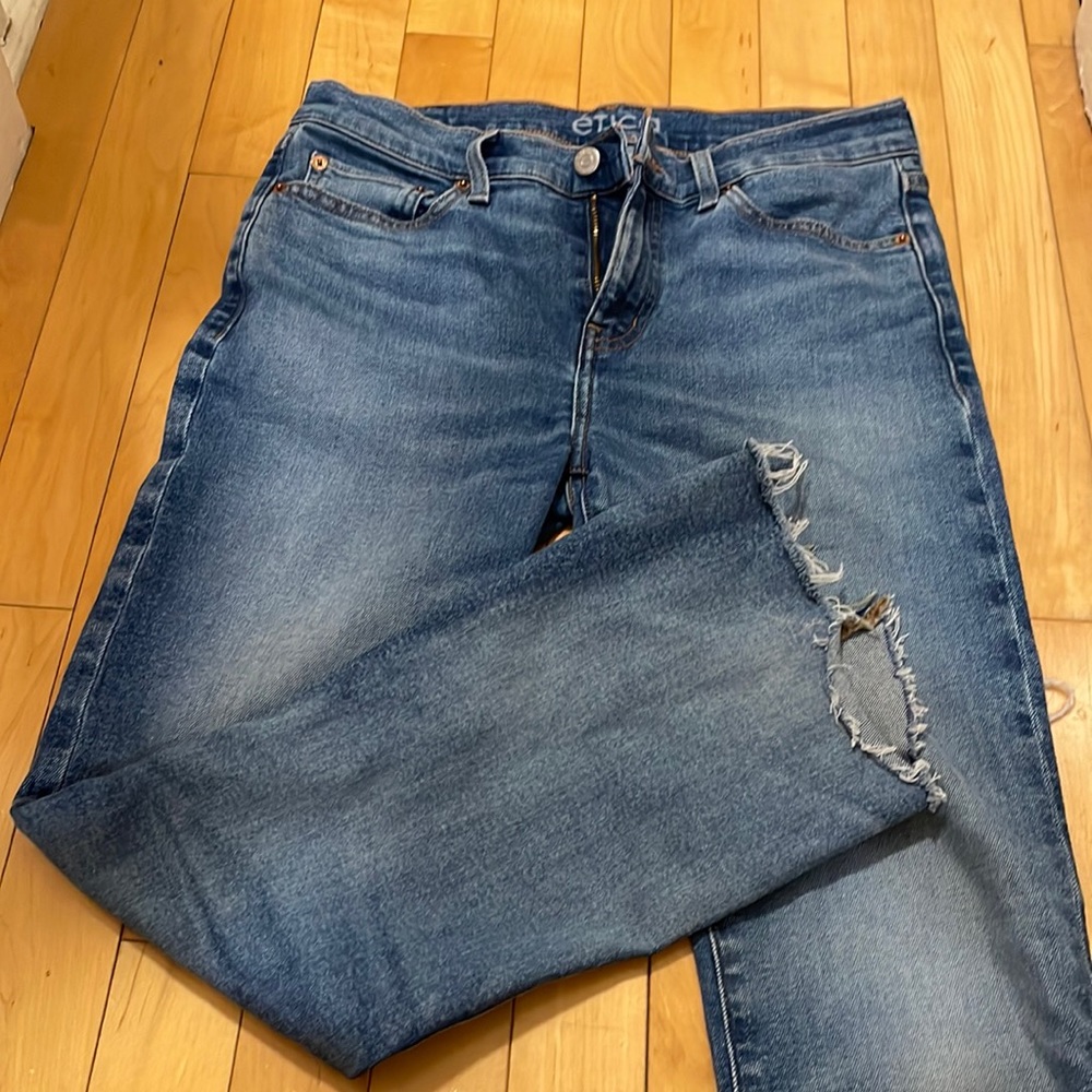 Etica baby flare ankle jeans